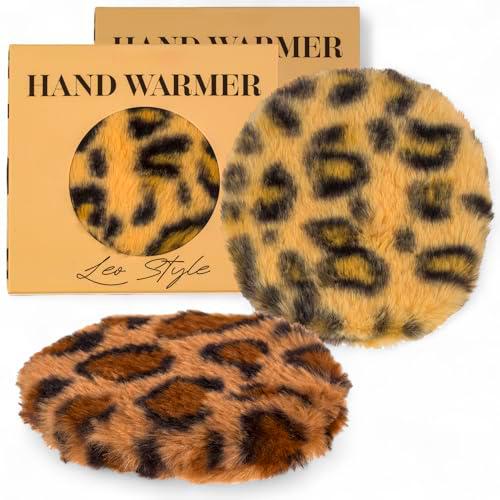 Juego de calentadores de manos con funda de punto o forro polar