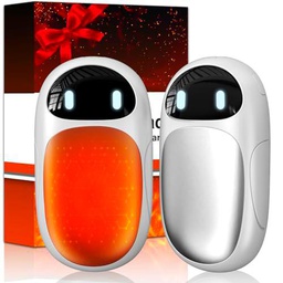 DDKJ Calentador de Manos Recargable 2 Piezas,Calienta Manos 18 Horas de Calor,Calientamanos Electrónico de Bolsillo,3 Niveles de Calor hasta 55℃,Hand Warmer,Regalos para Mujeres