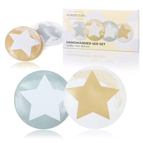 Nordstern Juego de 4 calentadores de manos con forma de estrella