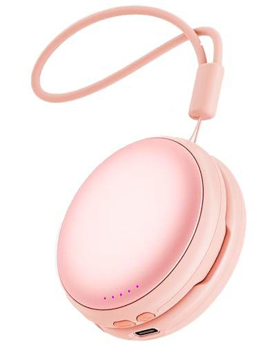 COZOME Calentador de manos eléctrico, 4000 mAh, paquete de 2 calentadores de bolsillo reutilizables