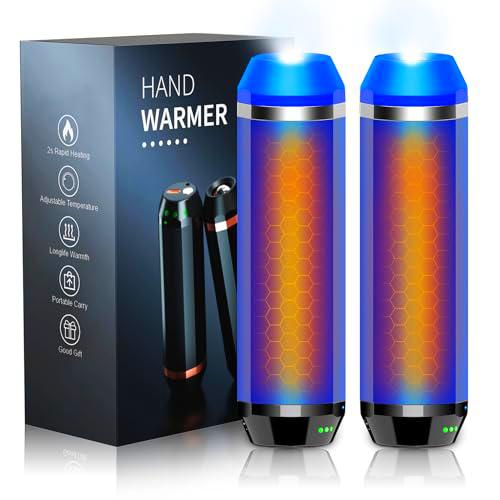 Calentadores de manos recargables, 2 paquetes, 10000 mAh