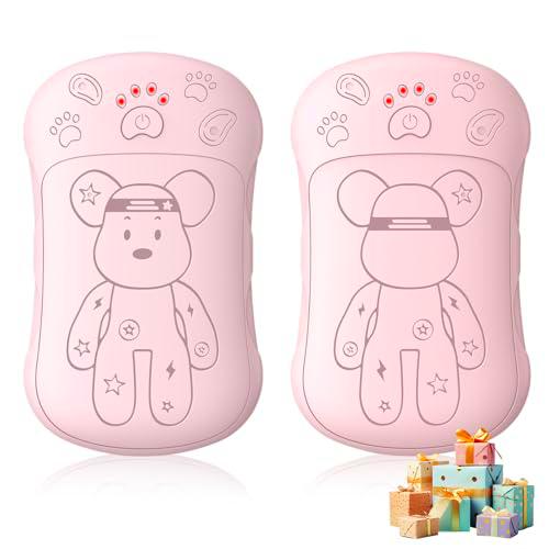 PlsMupn Pack de 2 Calentadores de Manos Eléctricos 6000 mAh