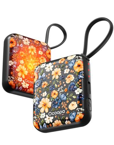 OCOOPA Calentador de Manos Recargable 2 Unidades, Eléctrico USB Calienta Manos Reutilizables 4000mAh