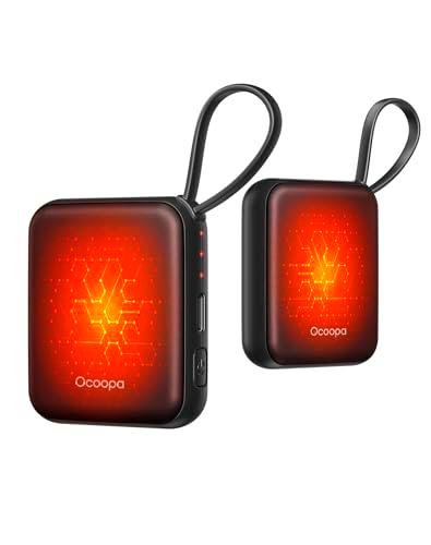OCOOPA Calentador de Manos Recargable 2 Unidades, Eléctrico USB Calienta Manos Reutilizables 4000mAh