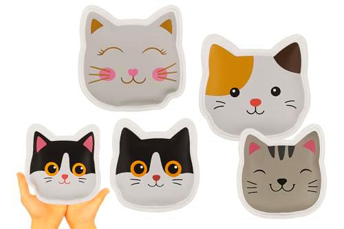 Juego de 4 calentadores de bolsillo | calentadores de manos de animales