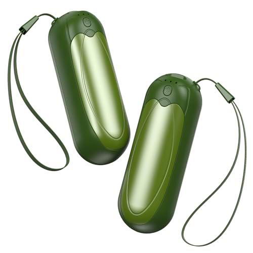 Calentadores de Manos Recargables 2 en 1, 7000mAh Calienta Manos Eléctrico con 3 Niveles de Calor