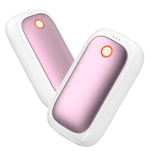 Pack de 2 calentadores de manos recargables, magnéticos calentadores de manos eléctricos