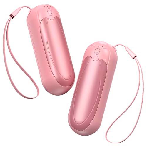 Calentadores de Manos Recargables 4 Pack, 7000mAh Calienta Manos Eléctrico con 3 Niveles de Calor