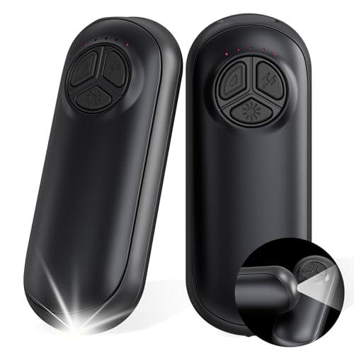 Miaton Calentador de Manos Recargable con Linterna 2 Piezas