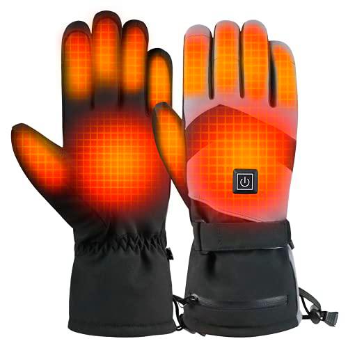 iHEAT Guantes calefactables, 7,4 V, 3000 mAh, guantes calefactables para mujer y hombre