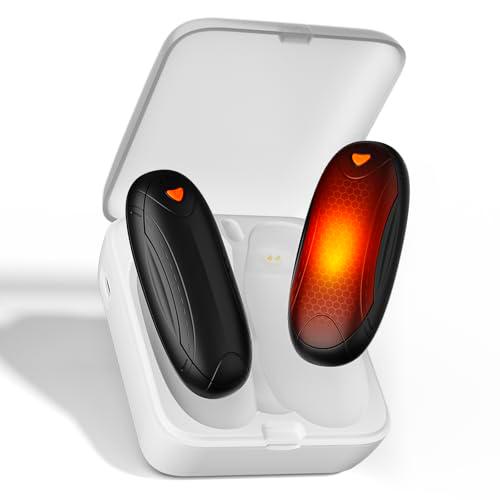 Dreamhigh® 14000mAh Calentador De Manos, 2 en 1 Calentador Manos Recargable Magnético con Base de Carga