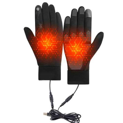 Rakuker Guantes calefactables USB para hombre y mujer