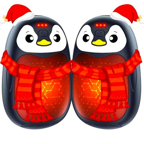 FANDLISS Calentador de Manos 2PCS, Calienta Manos Electrico con 8000mAh