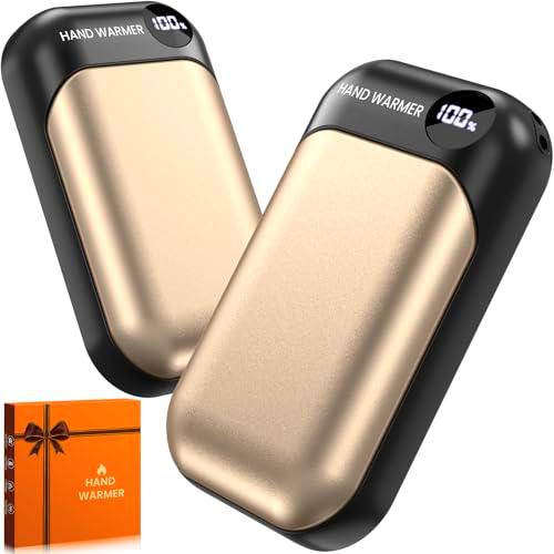 Calentador de Manos Recargable 2 en 1, Calienta Manos Electrico Duración hasta 9 Horas