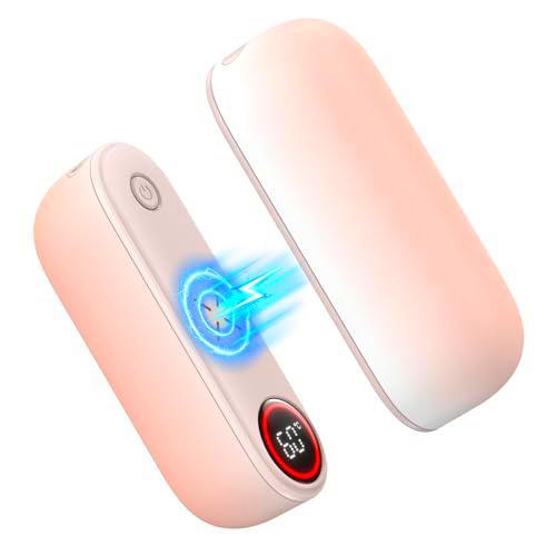 Calentador de mano recargable de 5000 mAh*2 Packs, calentador eléctrico magnético