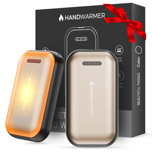 Calentador de Manos Eléctrica 2 Piezas - 6000mAh Calienta Manos de Bolsillo Magnético