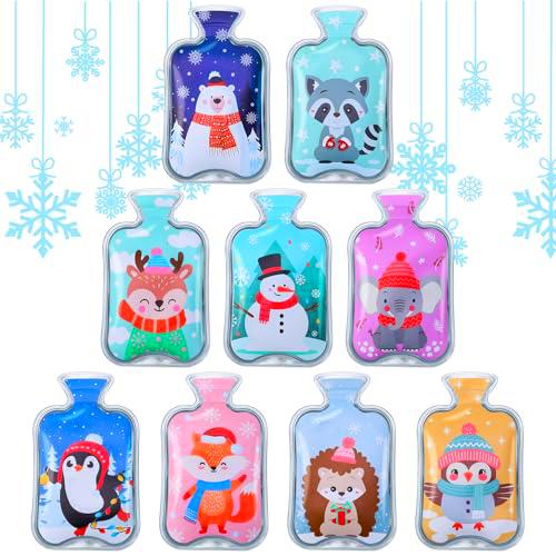 Newofview Juego de 9 calentadores de manos, bonitos animales