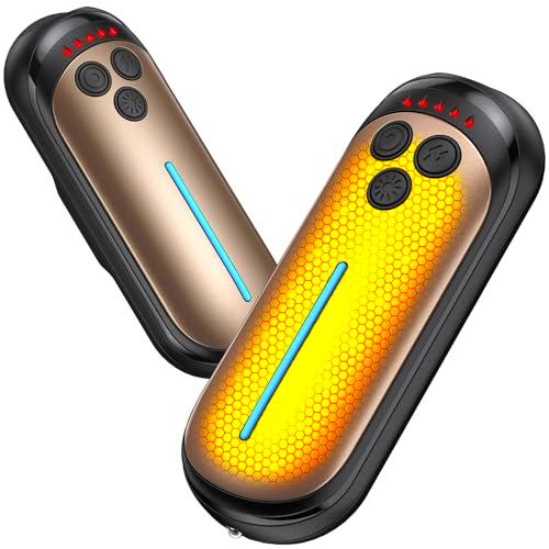 Eyoushow Calentador de manos eléctrico, paquete de 2 calentadores de manos recargables