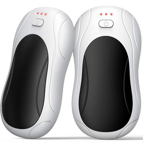 Fashioz Calentador de manos recargable 2 en 1, calentador de manos portátil con USB recargable