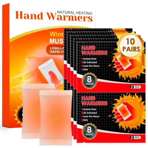 10 Pares Calentadores Manos,Hand Warmer Almohadillas