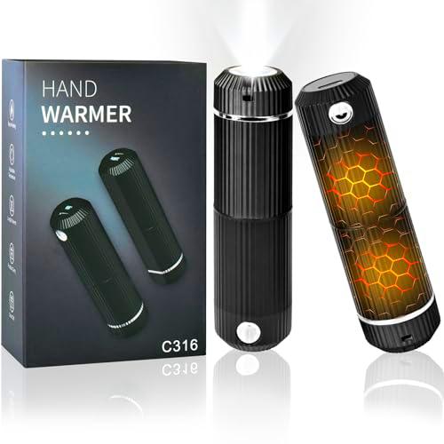 Calentador de Manos Recargable 2 Pack, Electrico USB Calienta Manos Reutilizables 10000mAh