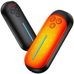 Eyoushow Calentador de manos eléctrico, paquete de 2 calentadores de manos recargables