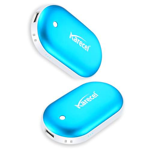Karecel Calentadores de manos recargables, 2 unidades