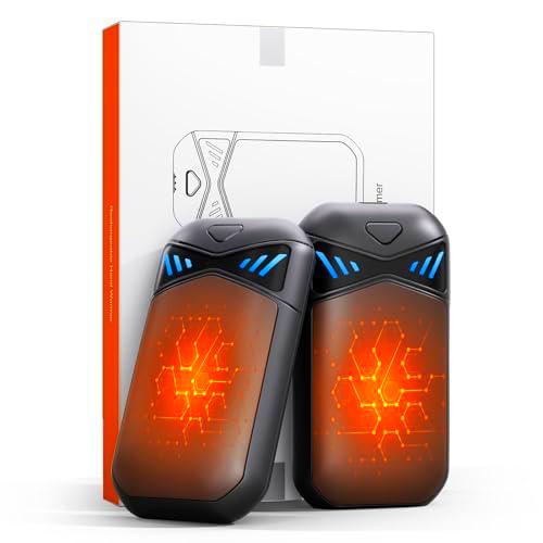 FORRINX Calentador de Manos Recargable Pack de 2, Batería 6000mAh