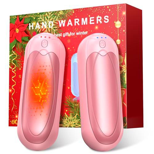 Calentadores de Manos Recargables 2 en 1, 7000mAh Calienta Manos Eléctrico con 3 Niveles de Calor