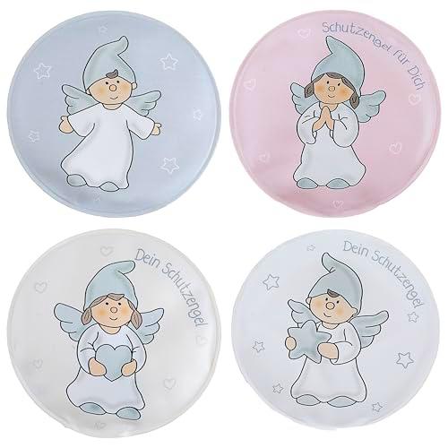 Juego de 4 calentadores de bolsillo con diseño de ángel de la guarda