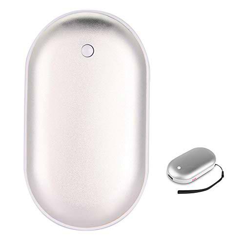 Calentador de manos recargable, banco de bolsillo portátil