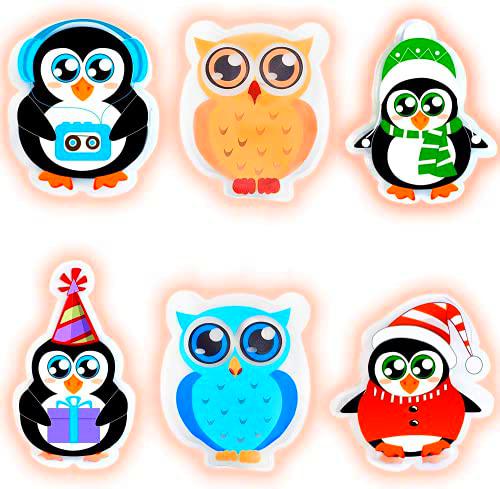 Hook Calentador de manos para niños reutilizable, juego de 6 calentadores de manos para doblarse