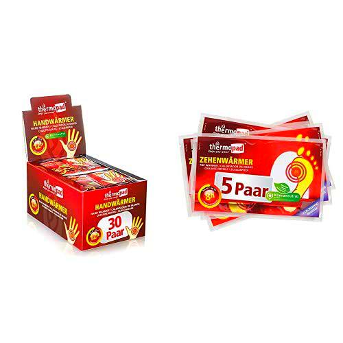 Thermopad Handwärmer - Calentadores de Mano, Color Beige