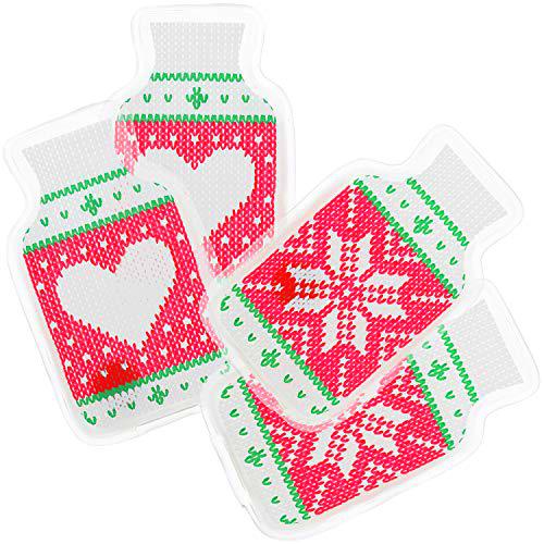 com-four® 4X Calentador de Bolsillo - Calentador de Mano en diseño de suéter