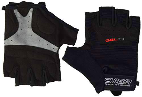 Chiba (Black Gel Pro Gloves, Unisex Adulto, XS