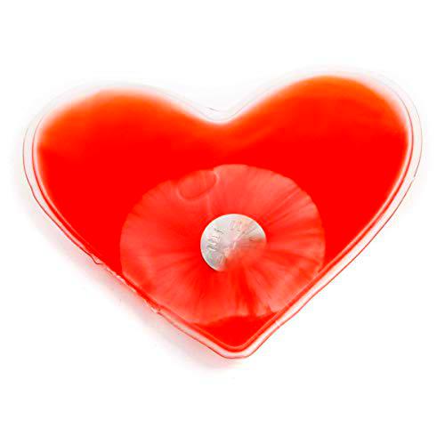 GOODS+GADGETS Calentador de manos con forma de corazón para calentar las manos y mantener el calor duradero en cada bolsillo (corazón