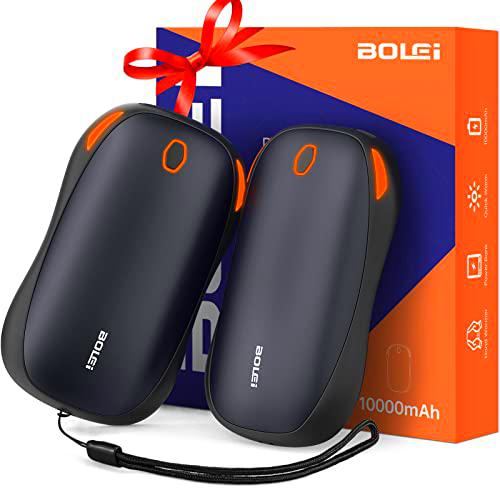 BOLEi Calentador de manos recargable, calentador de manos USB