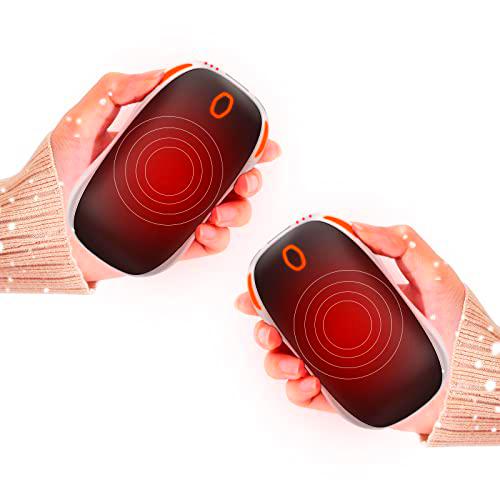 Calentador de manos recargable, 10000 mAh, recargable de doble cara