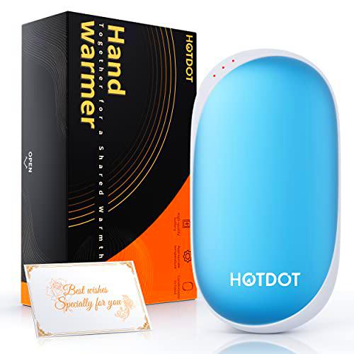 HOTDOT Calentador de manos eléctrico recargable calentador de manos reutilizable