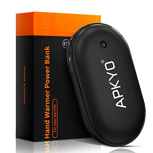 APKYO Calentador de manos con banco de energía, calentador de manos recargable