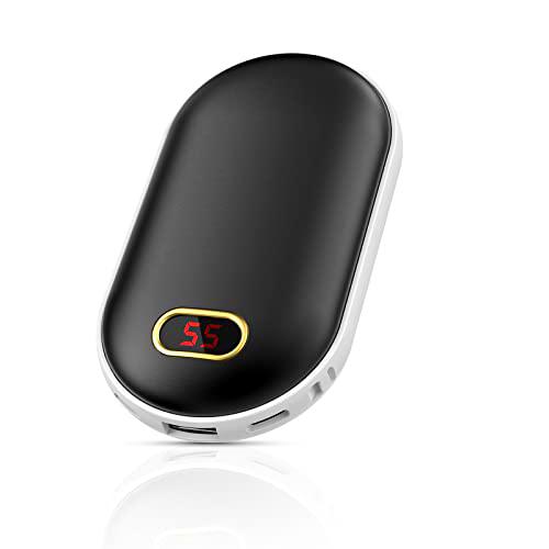 Calentador de manos 9800 mAh, recargable por USB, eléctrico