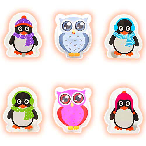 Hook Calentador de manos para niños, reutilizable, juego de 6 calentadores de manos