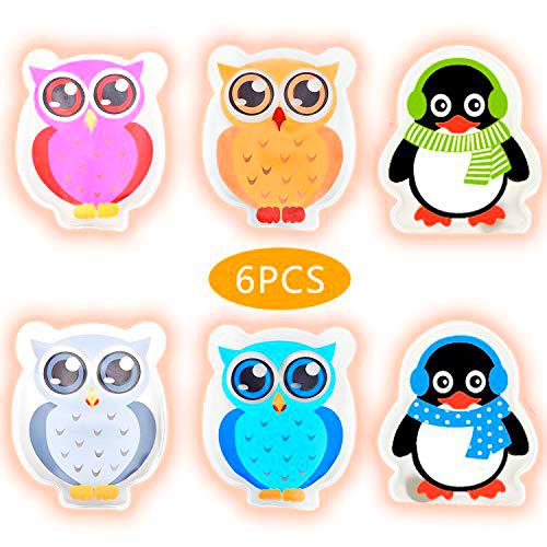 Hook Calentador de manos para niños, reutilizable, juego de 6 calentadores de manos