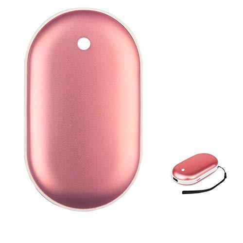 Calentador de manos recargable, banco de bolsillo portátil