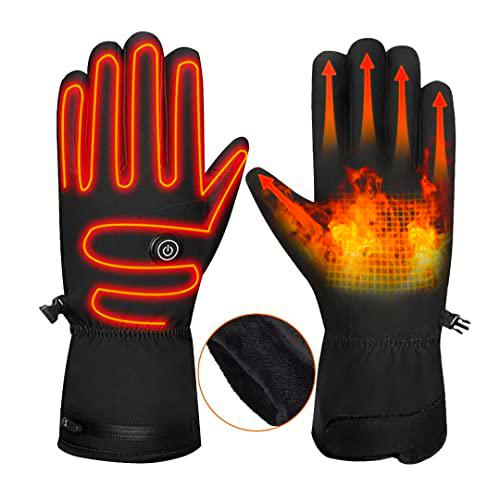 5000 mAh Guantes calefactores eléctricos para hombres y mujeres