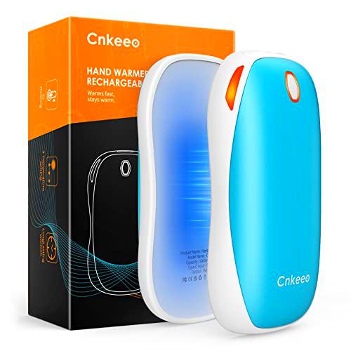 Calentador de Manos, Cnkeeo 10000mAh Calienta Manos Electrico Recargable USB C