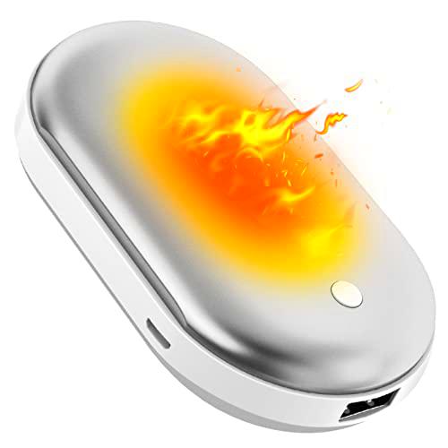 Calentadores de manos, calentador de manos eléctrico 2 en 1 recargable