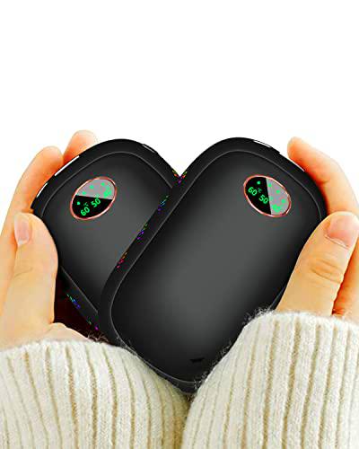 Gemokrt Calentador de manos recargable de 10000 mAh