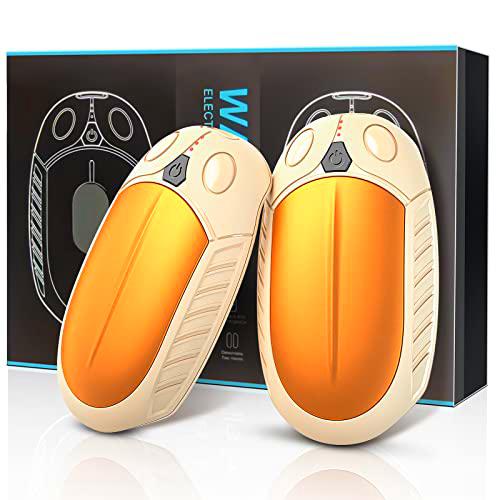 Tophie Calentadores de manos recargables 2 paquetes de 2000 mAh eléctrico portátil caliente calentador de mano reutilizable de larga duración para senderismo