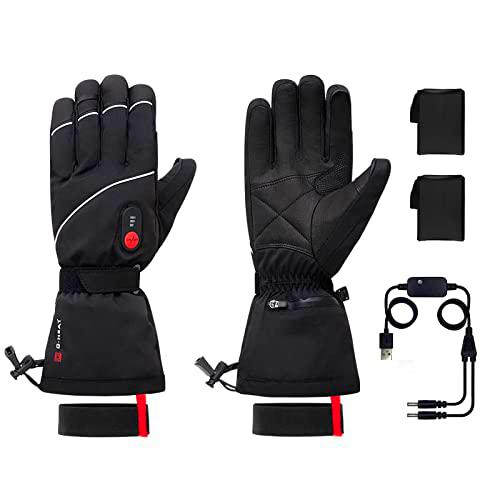Evo-2-1 - Guantes de esquí térmicos, Negro , XS
